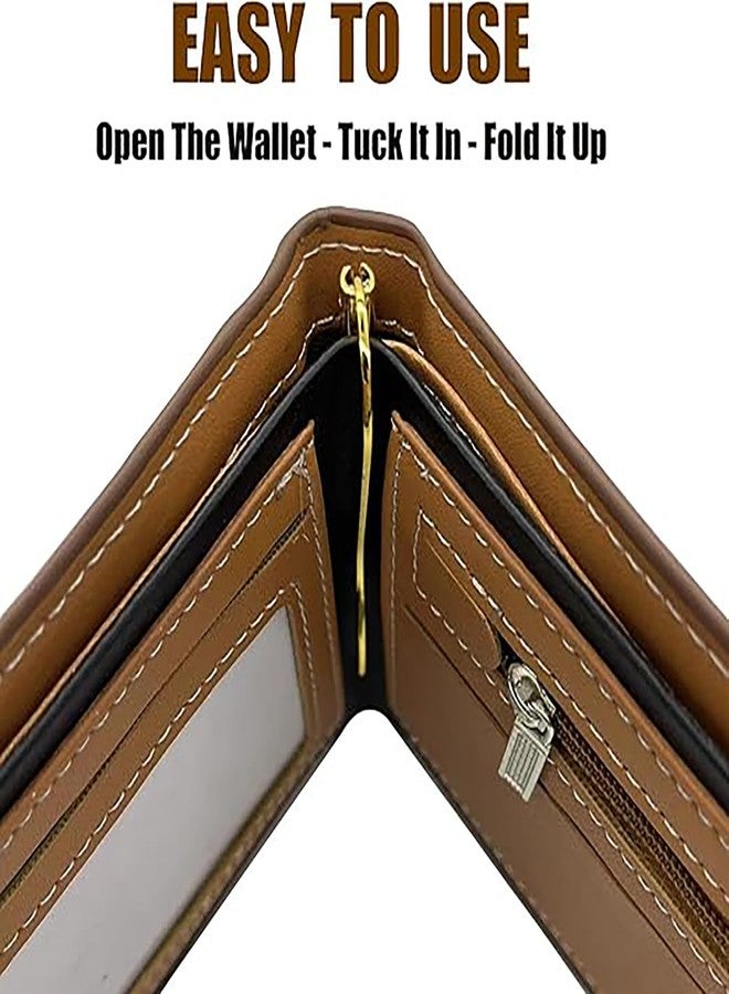 Indusoire 2 Pcs Money Clip, Premium Cash Clip for Men, Slim Wallet Accessory with Secure Hold, Replacement for Bifold Wallets Suitable for Business Travel and Tourism(Gold+Silver) - Image 4